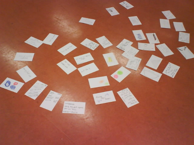 ideas on paper in words, line and colour.